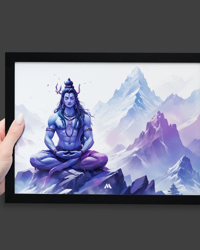 Serenity on Kailash Art Poster