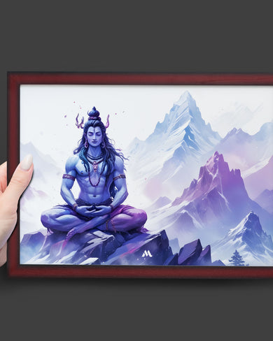 Serenity on Kailash Art Poster