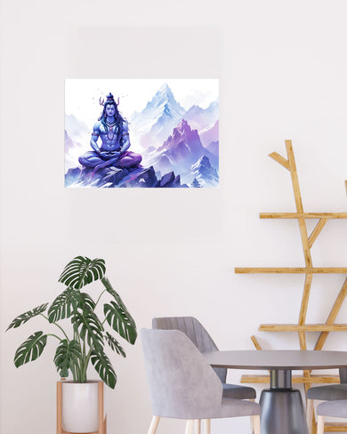 Serenity on Kailash Art Poster