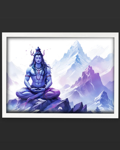 Serenity on Kailash Art Poster