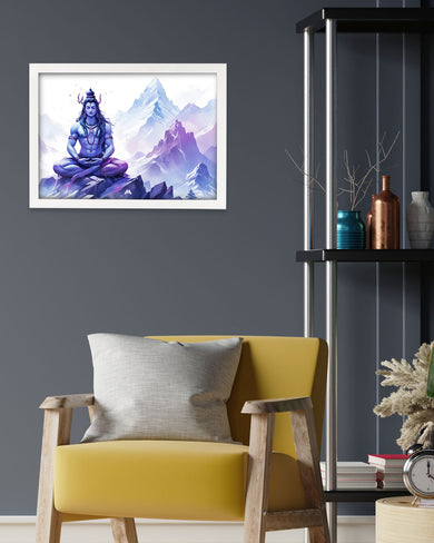 Serenity on Kailash Art Poster