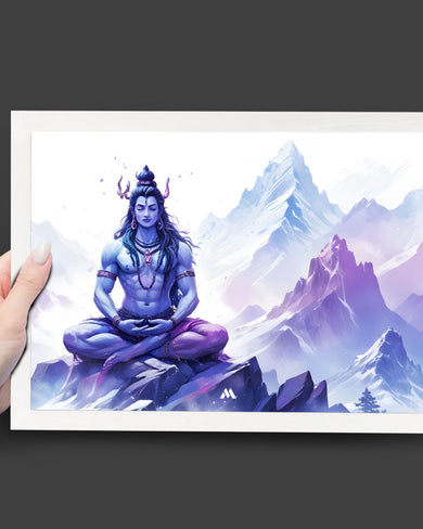 Serenity on Kailash Art Poster