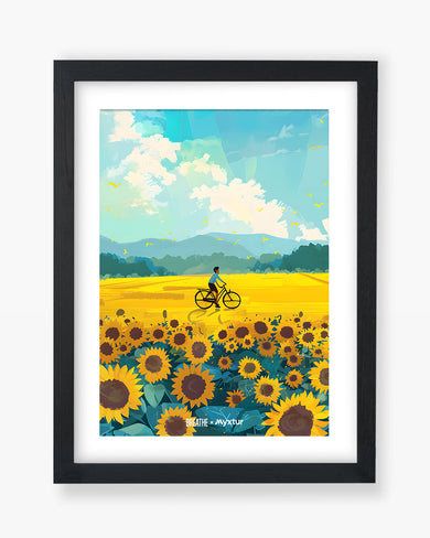 Sunflower Trails [BREATHE] Art Poster