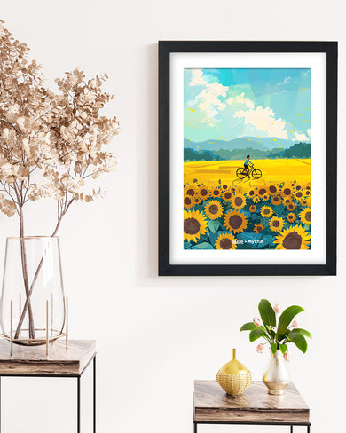 Sunflower Trails [BREATHE] Art Poster