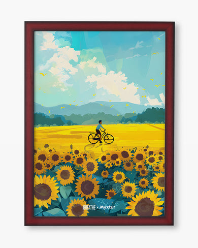 Sunflower Trails [BREATHE] Art Poster