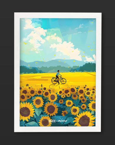 Sunflower Trails [BREATHE] Art Poster