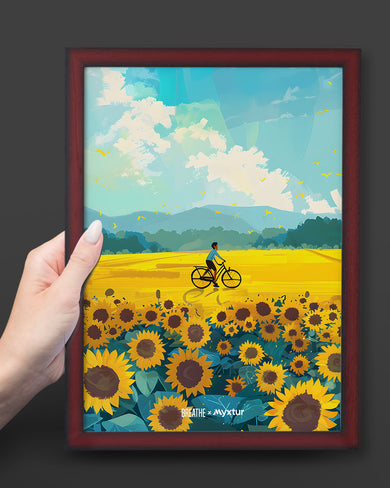 Sunflower Trails [BREATHE] Art Poster