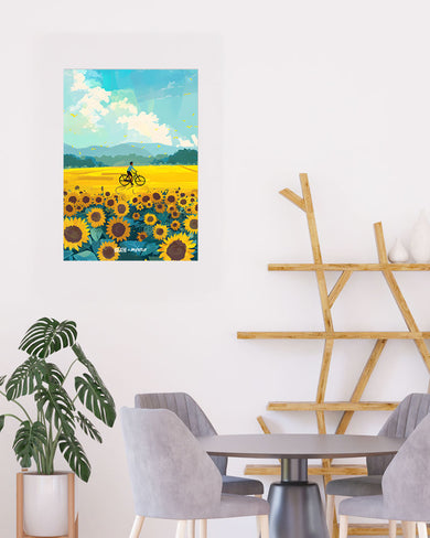 Sunflower Trails [BREATHE] Art Poster