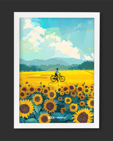 Sunflower Trails [BREATHE] Art Poster