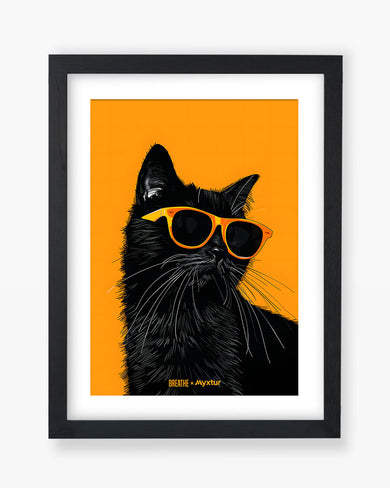 Feline Flair [BREATHE] Art Poster