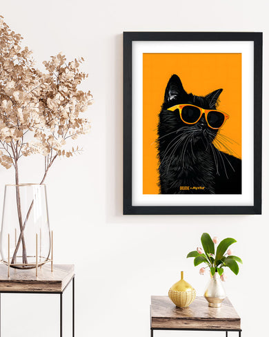 Feline Flair [BREATHE] Art Poster