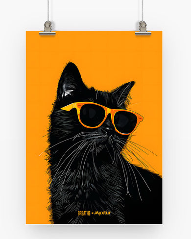 Feline Flair [BREATHE] Art Poster