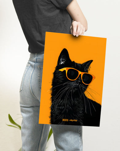 Feline Flair [BREATHE] Art Poster
