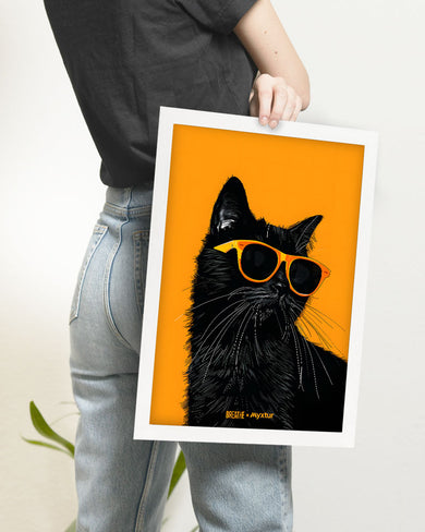 Feline Flair [BREATHE] Art Poster