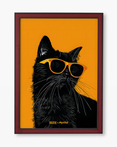Feline Flair [BREATHE] Art Poster