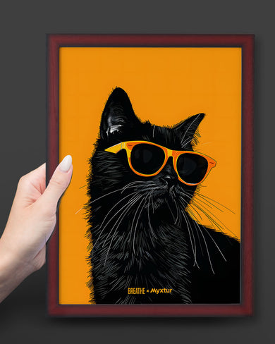Feline Flair [BREATHE] Art Poster