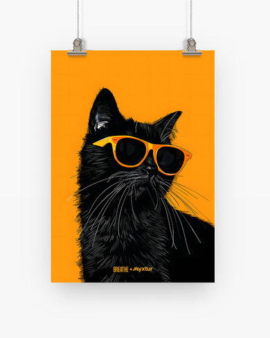 Feline Flair [BREATHE] Art Poster