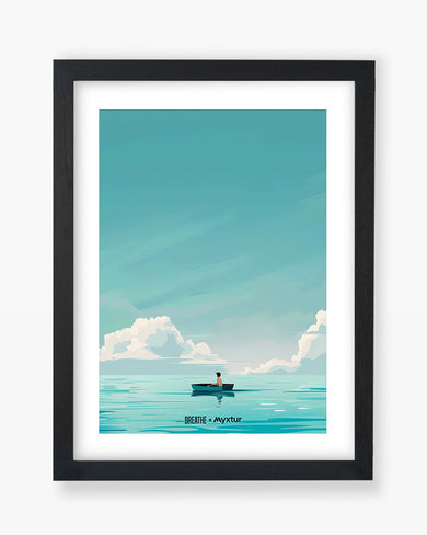 Ocean Calm [BREATHE] Art Poster
