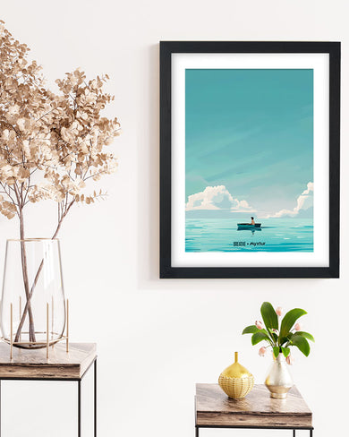 Ocean Calm [BREATHE] Art Poster