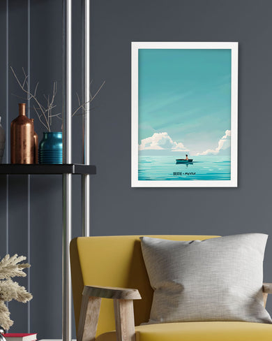 Ocean Calm [BREATHE] Art Poster