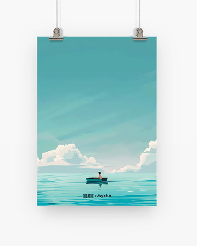 Ocean Calm [BREATHE] Art Poster