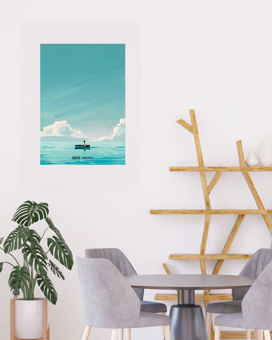 Ocean Calm [BREATHE] Art Poster