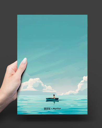 Ocean Calm [BREATHE] Art Poster