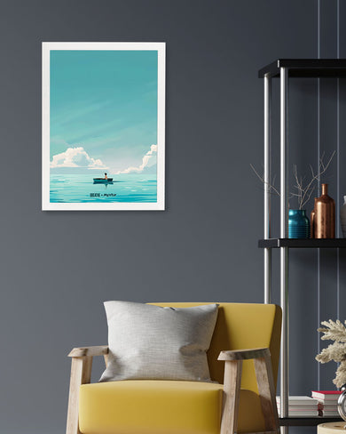 Ocean Calm [BREATHE] Art Poster