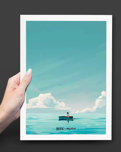 Ocean Calm [BREATHE] Art Poster