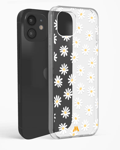 Magnolias on Lavender Crystal Clear Transparent Case-(Apple)