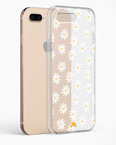 Magnolias on Lavender Crystal Clear Transparent Case-(Apple)