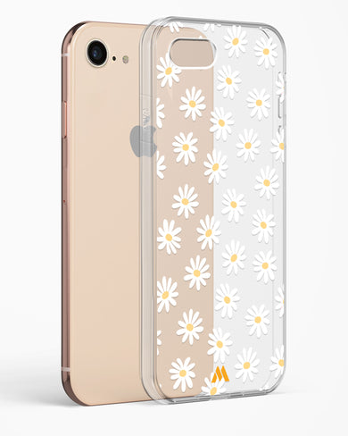 Magnolias on Lavender Crystal Clear Transparent Case-(Apple)