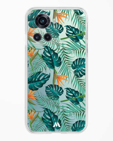 Jungle Leaves Crystal Clear Transparent Case-(OnePlus)