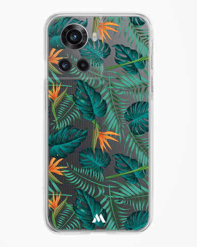 Jungle Leaves Crystal Clear Transparent Case-(OnePlus)