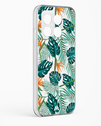 Jungle Leaves Crystal Clear Transparent Case-(OnePlus)