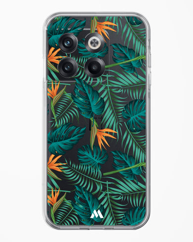 Jungle Leaves Crystal Clear Transparent Case-(OnePlus)