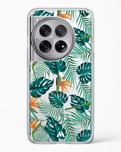 Jungle Leaves Crystal Clear Transparent Case-(OnePlus)