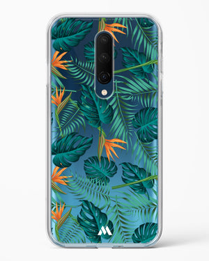 Jungle Leaves Crystal Clear Transparent Case-(OnePlus)