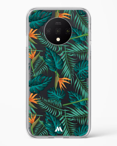 Jungle Leaves Crystal Clear Transparent Case-(OnePlus)