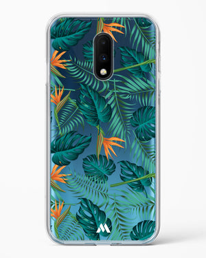 Jungle Leaves Crystal Clear Transparent Case-(OnePlus)