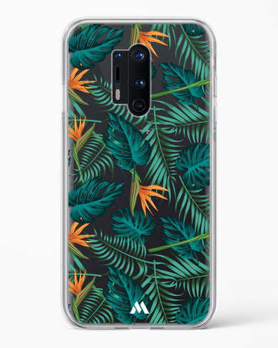 Jungle Leaves Crystal Clear Transparent Case-(OnePlus)