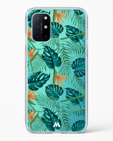 Jungle Leaves Crystal Clear Transparent Case-(OnePlus)