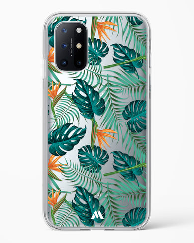 Jungle Leaves Crystal Clear Transparent Case-(OnePlus)