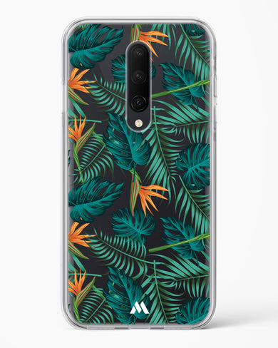 Jungle Leaves Crystal Clear Transparent Case-(OnePlus)