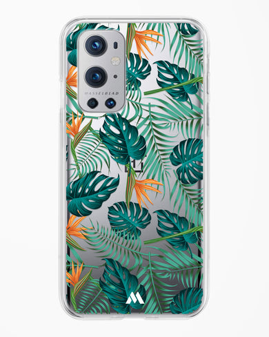 Jungle Leaves Crystal Clear Transparent Case-(OnePlus)