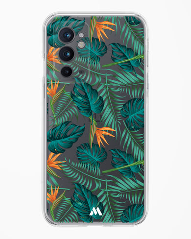 Jungle Leaves Crystal Clear Transparent Case-(OnePlus)