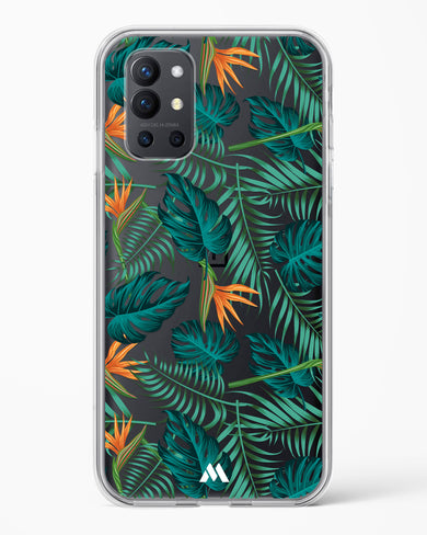 Jungle Leaves Crystal Clear Transparent Case-(OnePlus)
