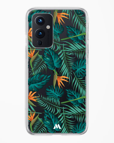 Jungle Leaves Crystal Clear Transparent Case-(OnePlus)