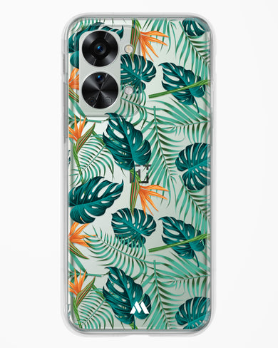 Jungle Leaves Crystal Clear Transparent Case-(OnePlus)