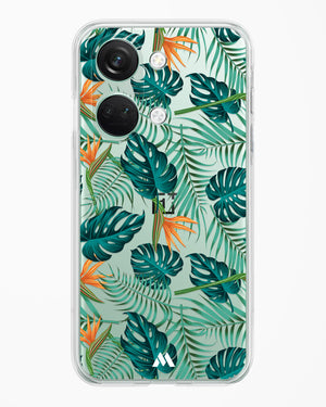 Jungle Leaves Crystal Clear Transparent Case-(OnePlus)